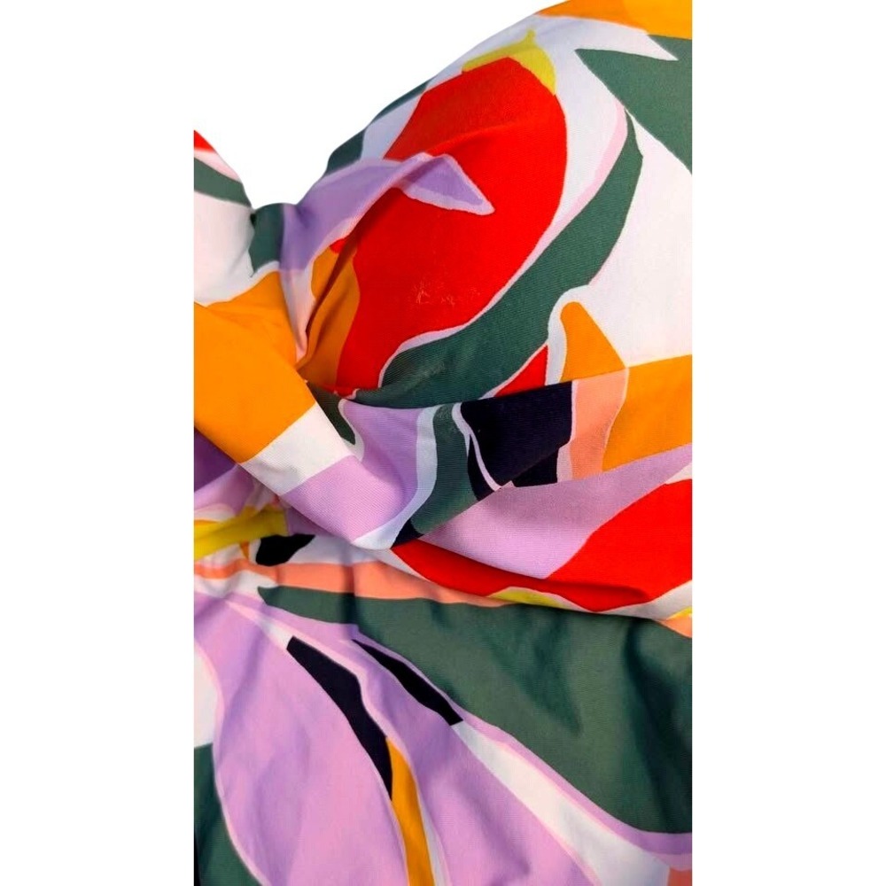 Anne Cole Tankini Top Womens Large Multicolor Tropical Twist Front 23MT25010 - Picture 13 of 15